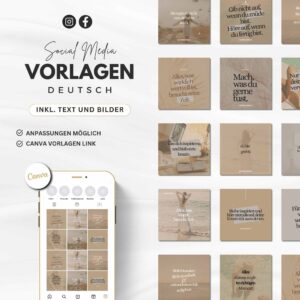 Mockup von instagram templates verkaufsbild